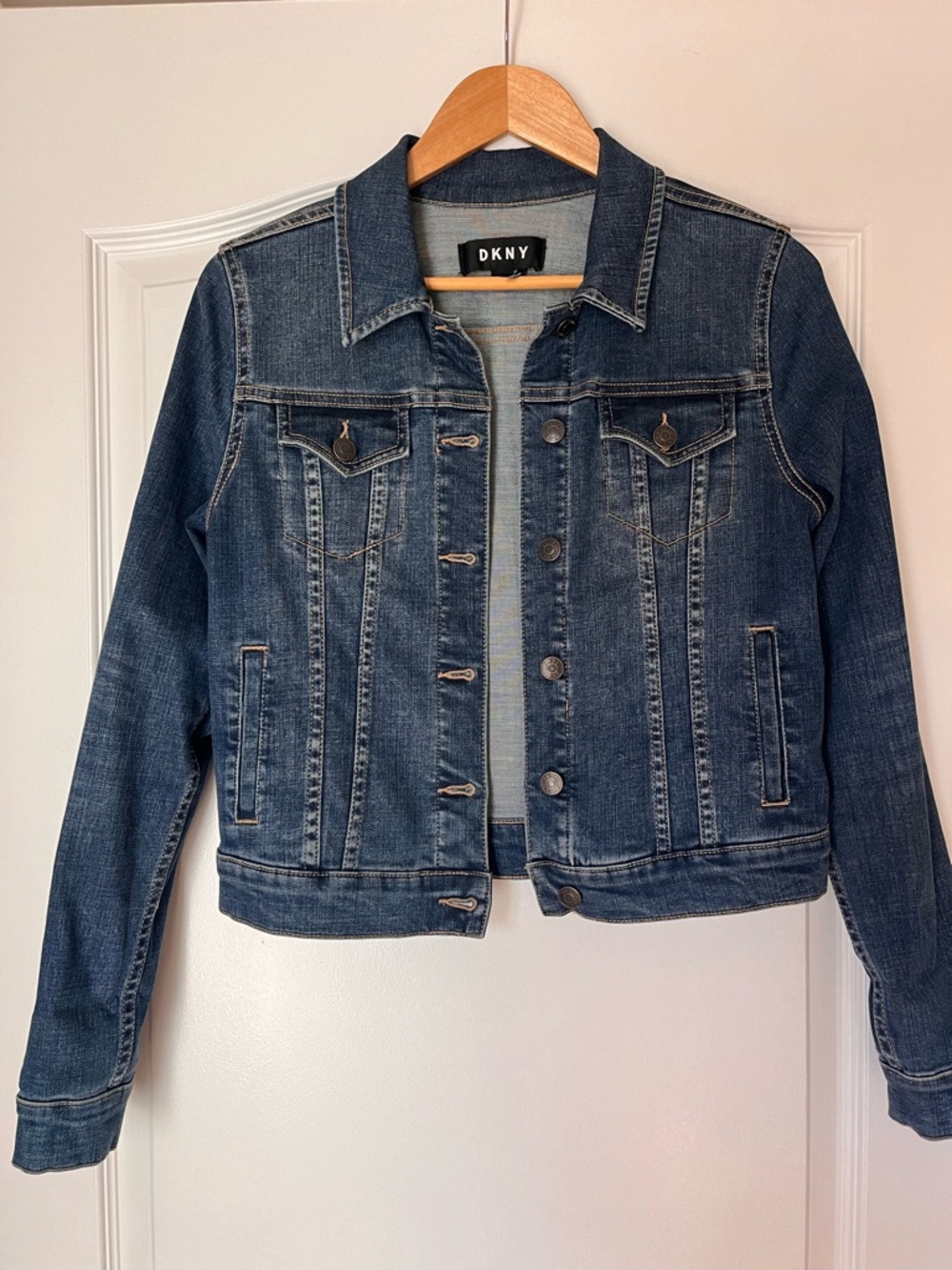 NWOT DKNY Women's Blue Denim Jacket